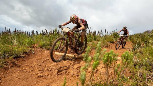 Stigger and Frei fly in Absa Cape Epic Prologue