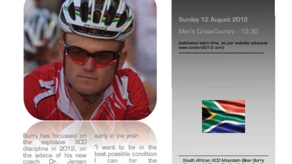 London 2012 Olympic Cyclist Profile: Burry Stander