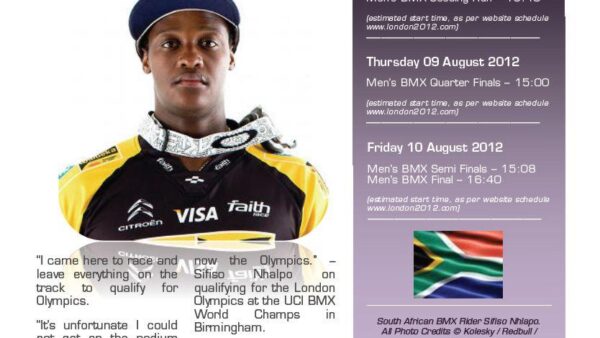 London 2012 Olympic Cyclist Profile: Sifiso Nhlapo
