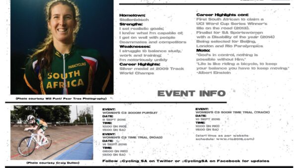 Team SA ready to shine at Rio Paralympics
