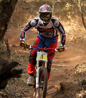 Odendaal Nails Mankele Downhill Track to Secure Championship Victory