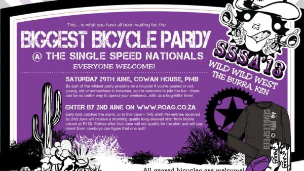 It’s party time at the SA Single Speed Champs this June