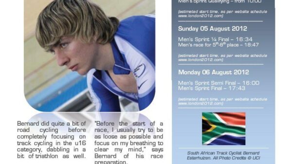 London 2012 Olympic Cyclist Profile: Bernard Esterhuizen