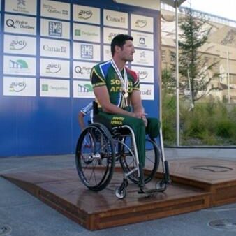 Sprint-finish silver medal for Van Dyk in Para Road Worlds