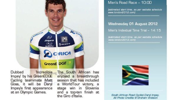London 2012 Olympic Cyclist Profile: Daryl Impey
