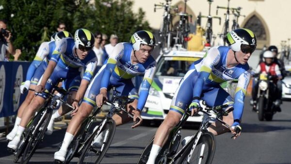 ORICA-GreenEDGE earns silver medal in Team Time Trial at Road Worlds