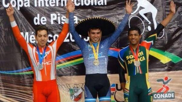 UCI medal for Hoffman in Mexico