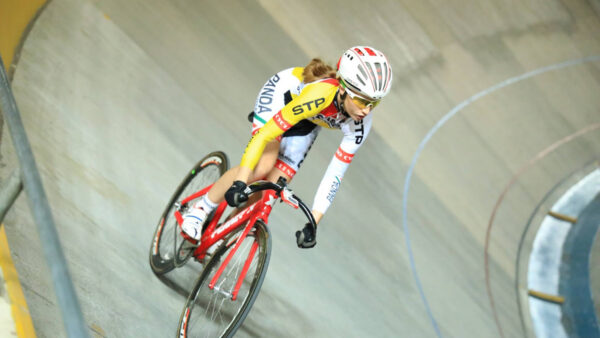 A first for women on the Madison track