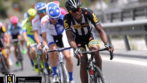 Songezo Jim takes white jersey in soaring heat at Abu Dhabi Tour