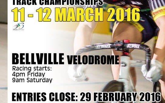 Western Province Track Cycling Champs 2016 this weekend