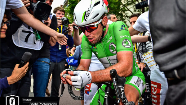 Cavendish 8th while Natnael Berhane works well at the head for Team Dimension Data