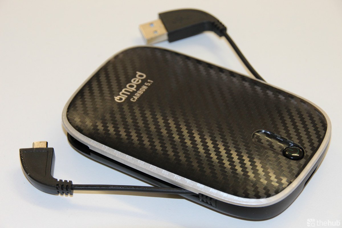 Review Amped Carbon 5.1 portable charger Bike Hub