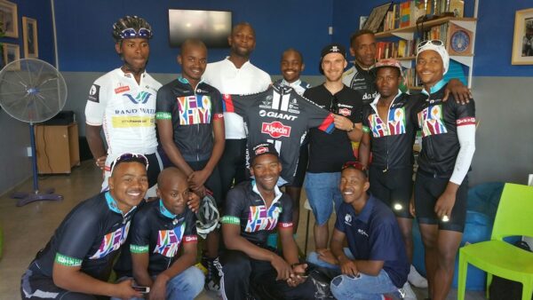 Top German pro donates kit to SA cycling development academy