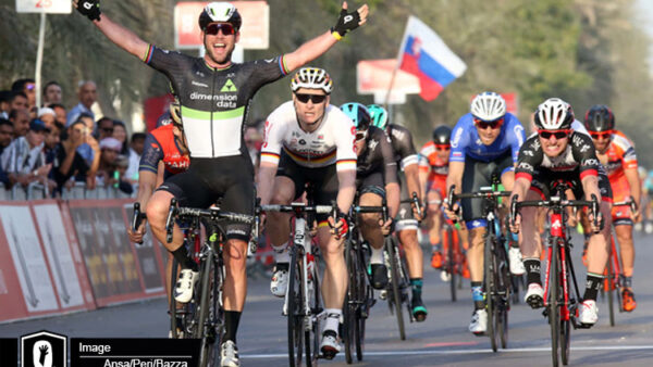 Perfect leadout delivers Cavendish victory on opening stage of the Abu Dhabi Tour