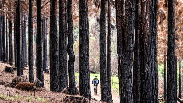 Not even a 22% gradient could dampen the Glacier Storms River Traverse vibe