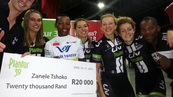 Pro team Liv-Plantur’s donation will help disadvantaged SA athlete enter races