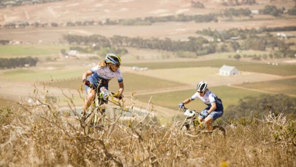 De Groot and Stenerhag in orange after The Prologue