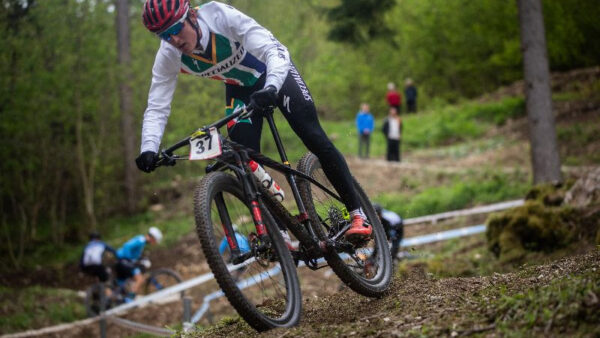 Alan Hatherly readies himself for the first UCI XCO World Cup