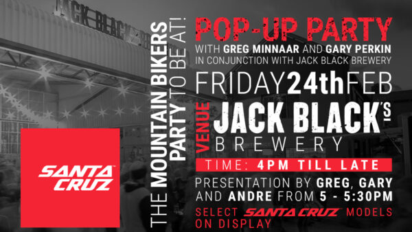 Cape Town pop-up party with Greg Minnaar and Gary Perkin