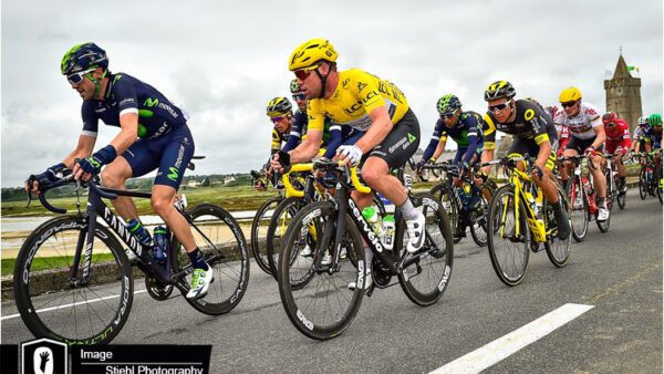 An amazing stage in yellow for Cavendish and Dimension Data