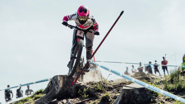 Bruni and Hannah emerge victorious from the dust of Leogang