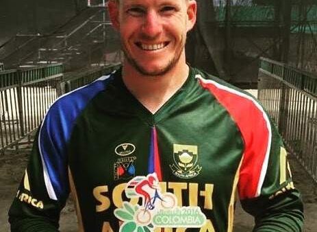 Tyrone Johns in Switzerland to take part in a UCI Level 3 BMX Coaching Diploma