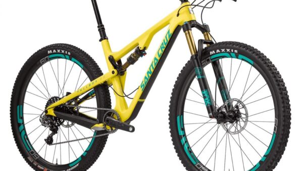 Greg Minnaar rides the new Santa Cruz Tallboy 3 at the Absa Cape Epic