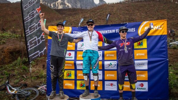 Garlicki storms to maiden SA Downhill title  
