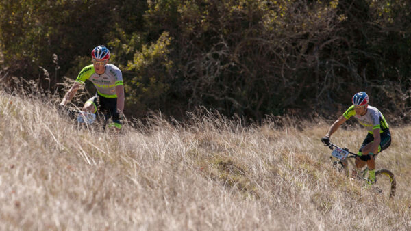 Beukes/Buys combo embracing KAP sani2c favourites tag