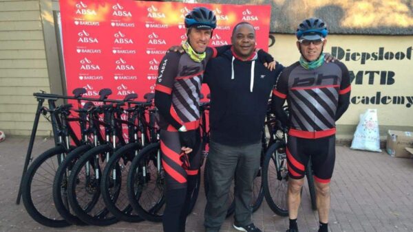 Absa Pride Riders continue to support young Diepsloot mountain bikers