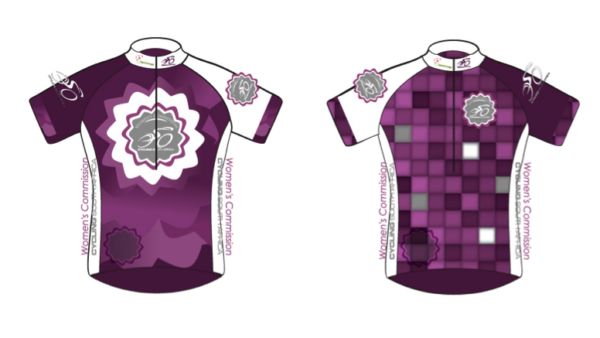 Women’s Commission Reveals Cycling Jerseys at Freedom Day Challenge