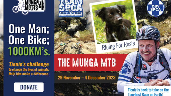 Tienie Maree to Ride the Munga Again for the Cape of Good Hope SPCA